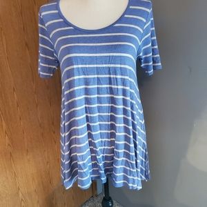 Blue and white stripe